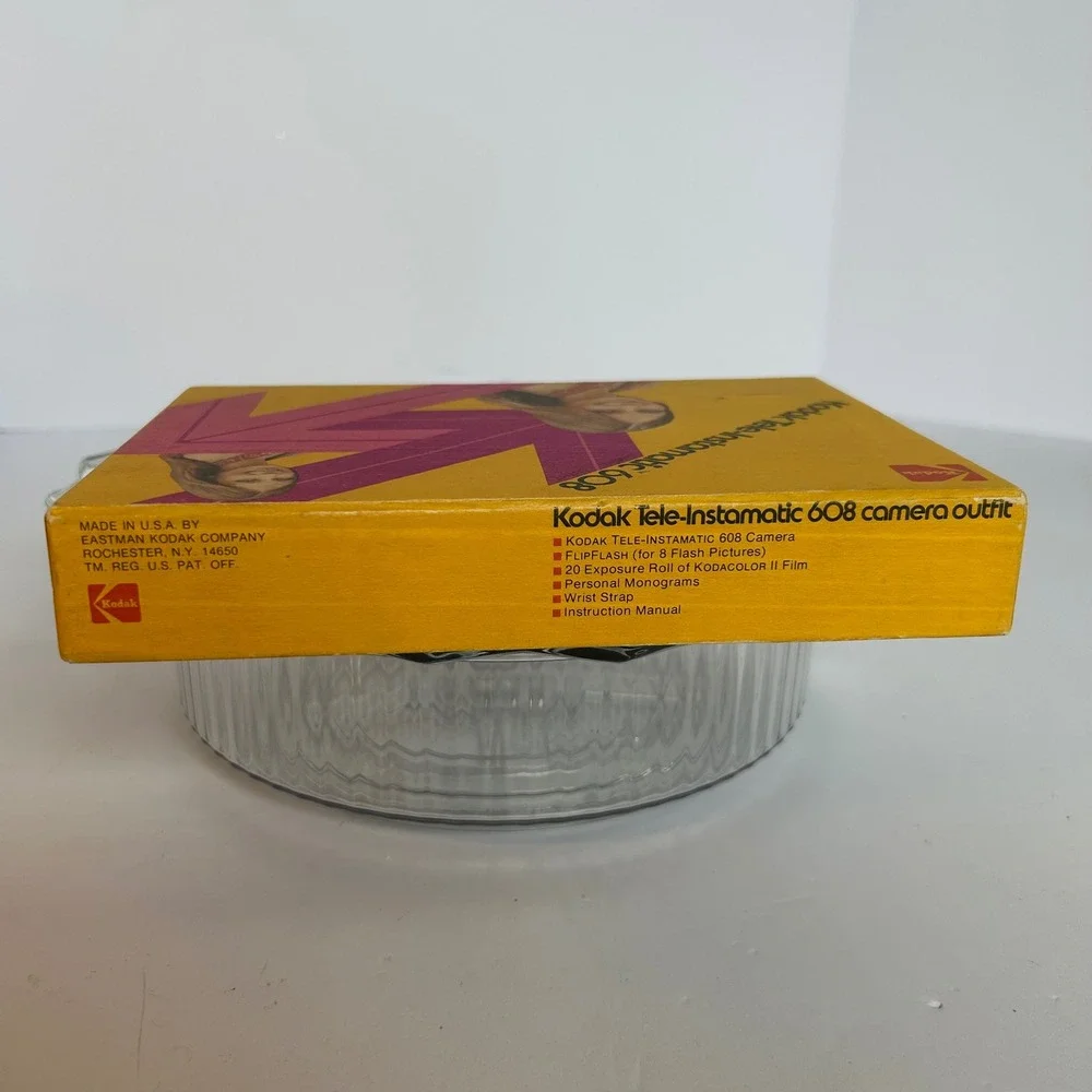 Vintage Kodak Tele‎ Instamatic 608 Camera Outfit Retro Photography Collectible